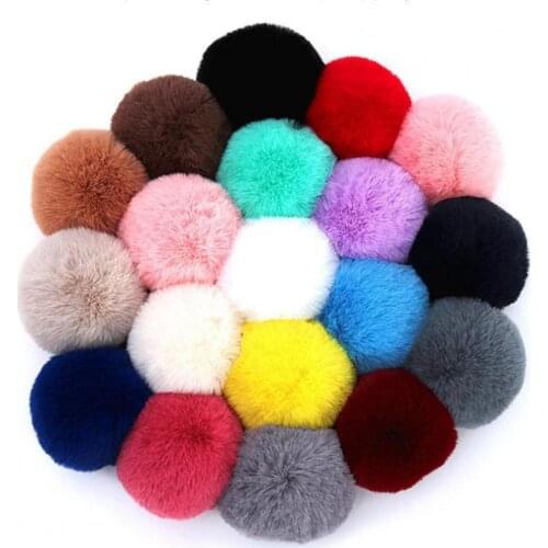 6cm 8cm Fluffy Plush Balls Soft Pompones Faux Fur Pompom DIY Kids Toys Wedding Home Decor Pom Poms Ball Sewing Craft Supplies