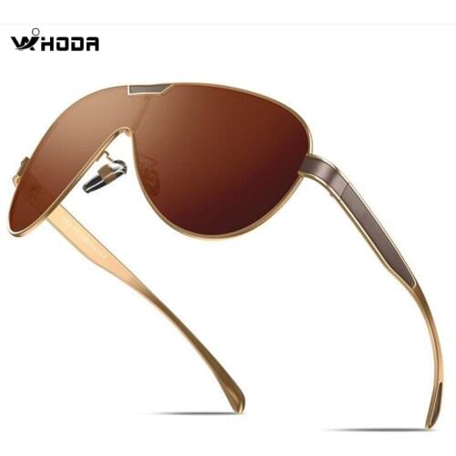 SOPRETTY New Mens Polarized Sunglasses One Piece Sunglasses Classic Sunglasses Fishing Driving Mirror Eyewear S164
