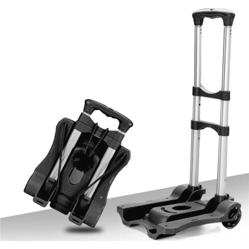 Heavy Duty Foldable Hand Sack Wheel Trolley Folding Truck Barrow Cart Travel Luggage Shopping Cart Portable Home Use