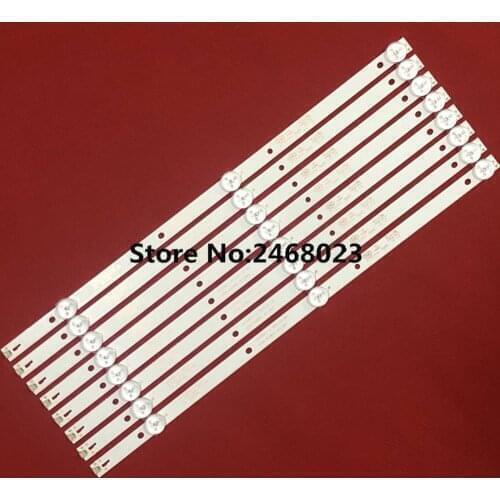 8 PCS/set 3LED LED backlight strip for 43DL4012N/62 43HFF5952/T3 43BDL4012N/62 L43E6800 43L1600C 4708-K43WDC-A3113N11 A1113N11