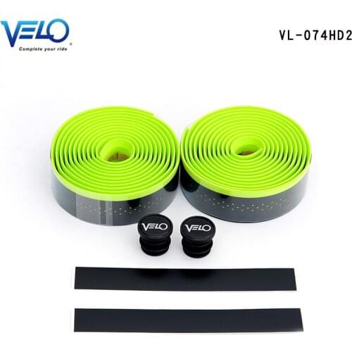 Velo VLT-074HD2 Road Bike Bicycle Handlebar Tape Non-slip damping absorb sweat Cycling Handle bind Belt parts