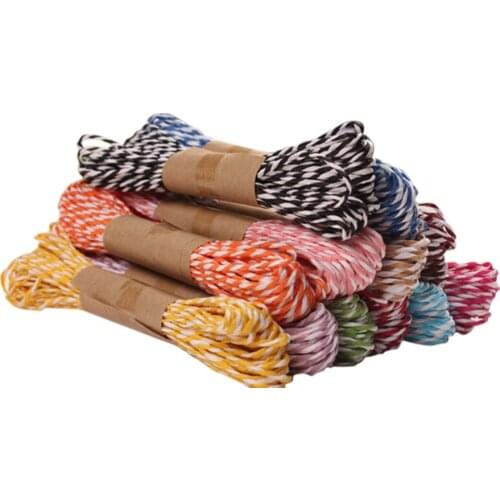 10M DIY Twine Rope String Cord Twisted Paper Raffia Craft Favor Gift Wrapping Thread Scrapbooks Invitation Decoration 11 Colors