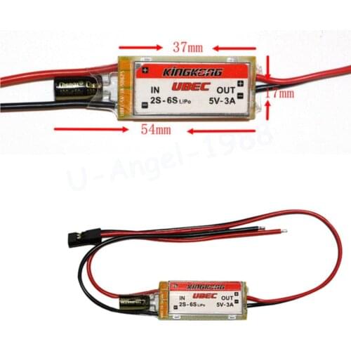 10pcs Original KINGKONG / LDARC 5V 3A UBEC input 2-6S with aluminum shield receiver flight control powered