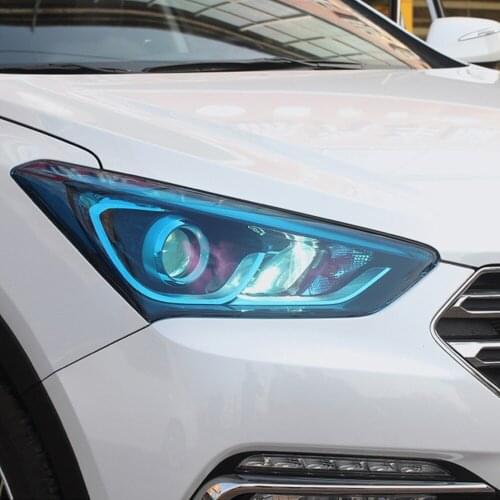 30cm*60cm Auto Car Light Headlight Taillight Tint Vinyl Film Light Smoke Fog Light Car Sticker Motorcycle Car Accessories