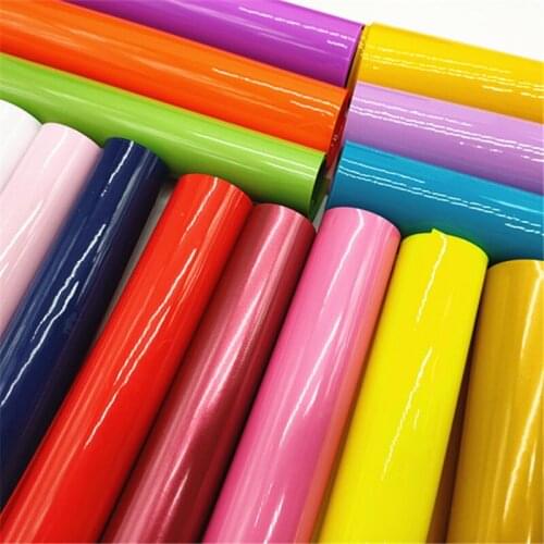 A4 size 20*33CM synthetic candy solid color waterproof sheet leather fabric for bow and bag 139