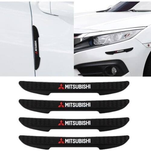 4pc Car Sticker Side Door Edge Protector Protective Strip for Mitsubishi asx outlander xl 3 lancer pajero 4 l200 galant