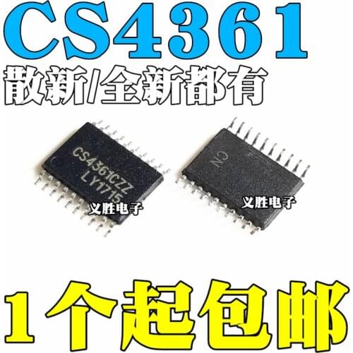 New and original CS4361CZZ CS4361-CZZ Car navigation audio processor chip IC chip 24 bits 6 channel D/A converters