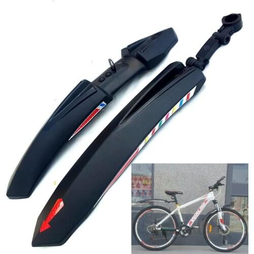 2pcs 2020 Bicycle Universal Mud Removal Quick Release Mudguard MTB Bike Rain Tile Riding Supplies Accessories Blocking Mud