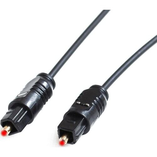 Digital Optical Audio Cable Toslink Gold Plated 1m MD DVD Gold Cable SPDIF Plated Quality High T8S5