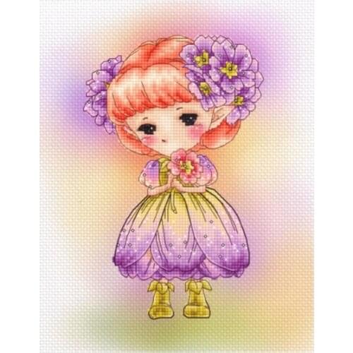 100% egypt cotton Cross stitch RS cotton self matching cross stitch no print ll Jasmine Fairy