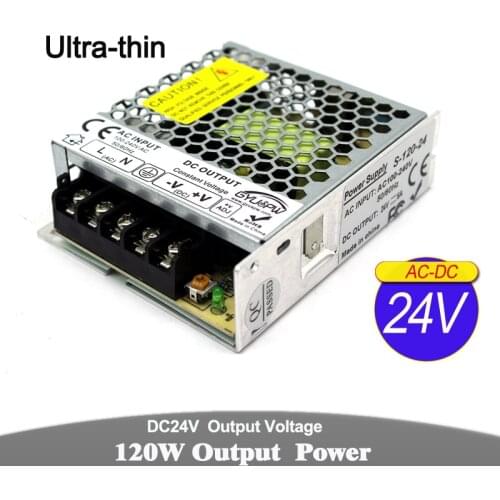 12V 24V DC Power Supply 15W 24W 36W 72W 100W 120W Lighting Transformers 100-240v AC to DC12V DC24V SMPS For Led Lighhting CCTV