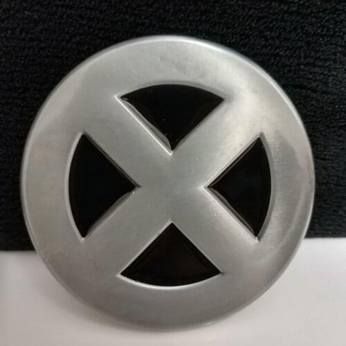 Classic XMAN Belt Buckles Men Metal Superher Movie Film Buckle Fit 4cm/1.57in Width Belts Head 2 Colors Cowboy Jeans Accessories