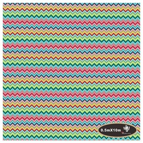 Fashion!!Colorful stripes hydro dipping hydrographic film 0.5mx10m water transfer printing film HFJ0188