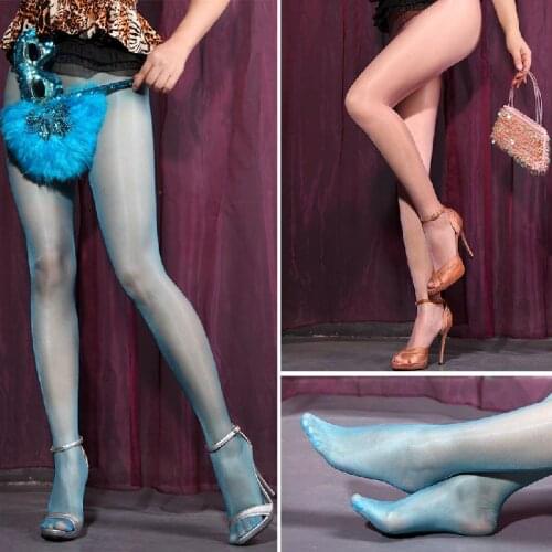 Fashion Women Sexy Sheer Oil Shiny Glossy Classic Pantyhose Tights Stockings E06F
