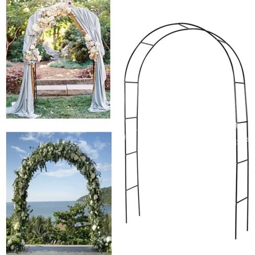 New Iron Wedding Arch Decorative Garden Backdrop Pergola Stand Flower Frame Marriage birthday wedding Party Decoration DIY Arch