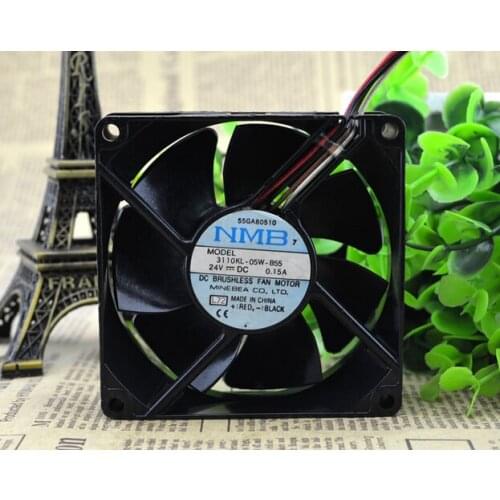 Wholesale: original 3110KL-05W-B55 24V 0.15A 8CM 80*80*25 NMB 4 wire inverter fan
