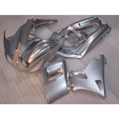 Plastic Fairings Zzr 400 1993 - 2007 Silver Fairing Kits Zzr 400 05 06 07 Abs Fairing Zzr400 05 06 07