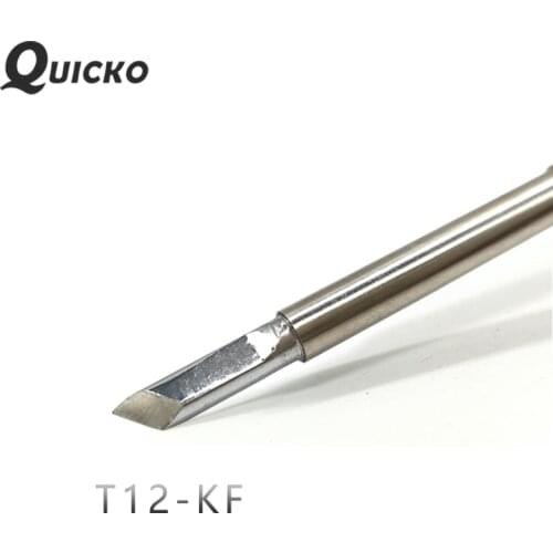 QUICKO T12 Electronic Soldering Tips T12-KF Shape K Series Iron Solder Tip Welding Tools for FX907/9501 Handle T12 station