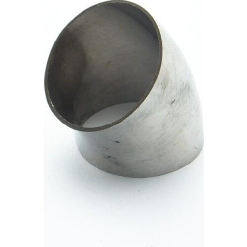 2-1/4" 57mm OD 304 Stainless Steel Sanitary Weld 45 Degree Elbow Pipe Fitting For Home Brew Homebrew Wine Beer Brewing