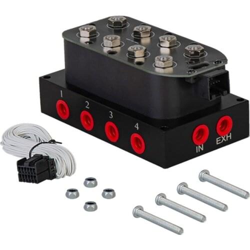 Universal Air Ride Suspension Manifold Valve 1/4 1/8"npt Fast Air Bag Control fbss (0-300psi)