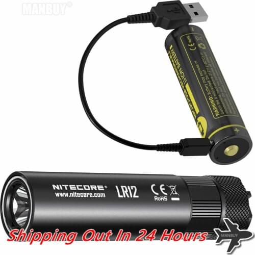 Free Shipping 2020 NITECORE LR12 with USB 18650 Battery Retractable Diffuser Enables Lantern Flashlight Reading Camping Outdoor