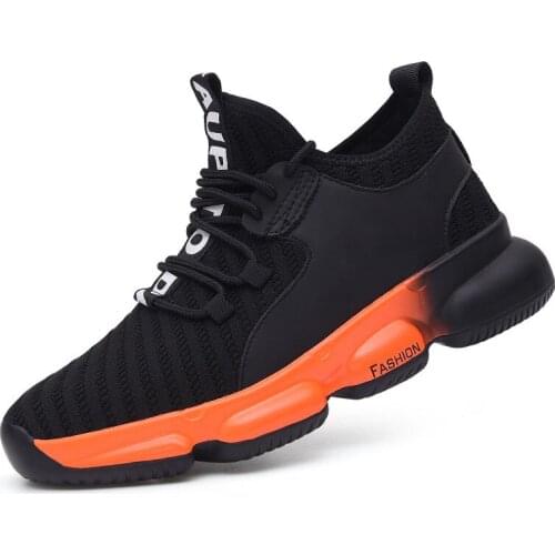 Free Shipping Safety Shoes Men Boot Steel Toe Work Safety Boot Anti-Smashing Protective Work Shoes Breathable Safety Boots Ryder