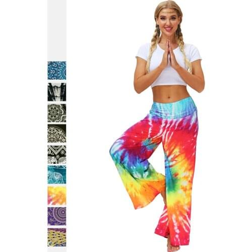 Women yoga pant 2021 new summer sweatpants nepal wide leg loose bloomers running jogger fitness gym workout casual sport trouser