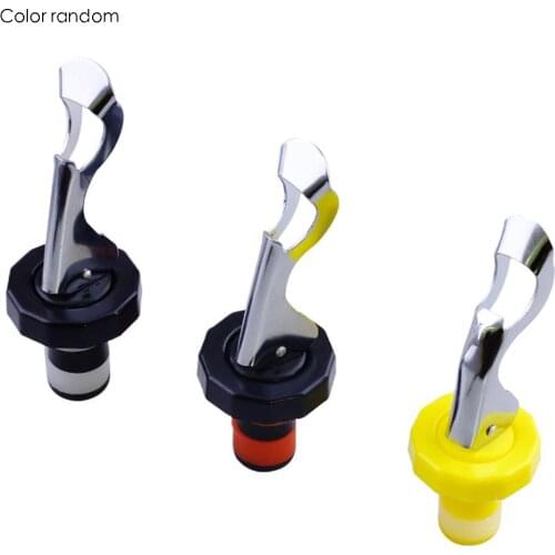 1PC Silicone Wine Bottle Vacuum Stopper Wine Sealed Plug Saver Caps Barware Kitchen Wine Bottle Stopper Tools Random Color