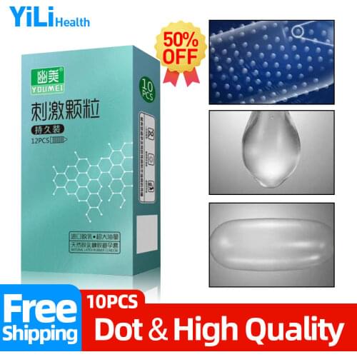 10pcs Condoms For Women Stimulator Cup Condom Long Lasting Sex Products Adults Intimate Penis Sleeve Safer Contraception
