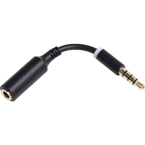 10cm 3.5mm Stero Male to Female M/F Plug Jack Headphone Audio Extension Short Cable