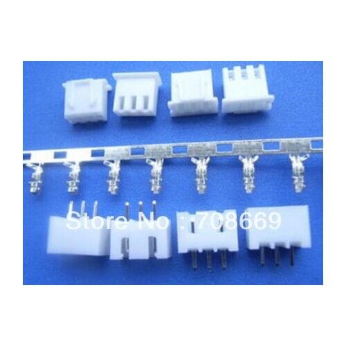 1000pcs 3 Pin Connector leads Heade 2.54mm XH-3P Kit