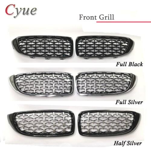 2PCS L+ R M4 Diamond front kidney bumper ABS grille for BMW 4 series F32 F33 F36 F82 F83 M4 F80 M3 420d 430i 430d 440i 435i 428d