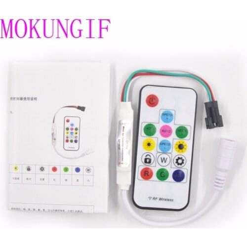 20pcs fast shipping Wireless RF SP103E 14 keys Digital for WS2811 WS2812 WS2812B LED Controller 5-12V 2048Pixels LED Pixel Strip