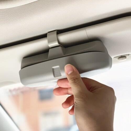 Car Accessories Sun visor Glasses Case For Suzuki SX4 SWIFT Alto Liane Grand Vitara jimny S-cross Spacia Splash Kizashi Wagon R