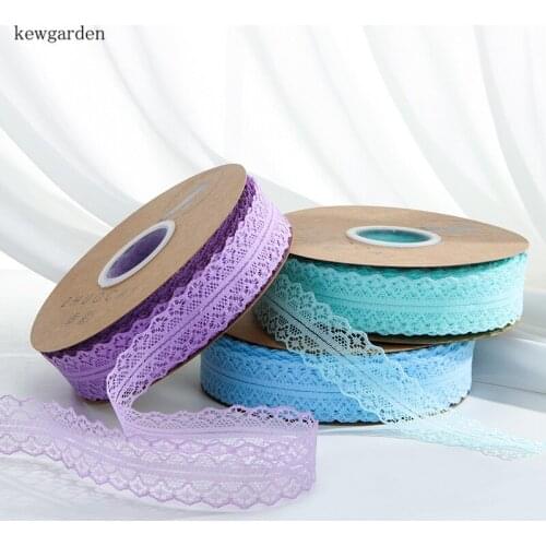 Kewgarden Hollow Lace Ribbon 30mm 1.25" Handmade Tape DIY Hairbow Accessories Gift Packing Ribbon 50 Yards