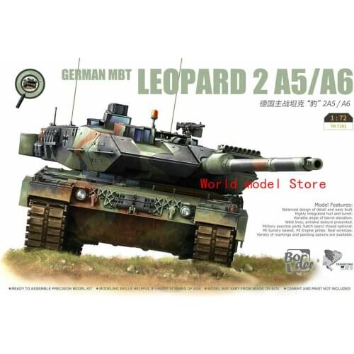 Border TK7201 1/72 German MBT Leopard 2A5/A6 Plastic Model Building Kit