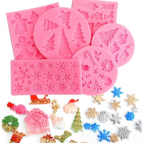 Кухонные товары Christmas Series Pattern Silicone Mold China At AliExpress