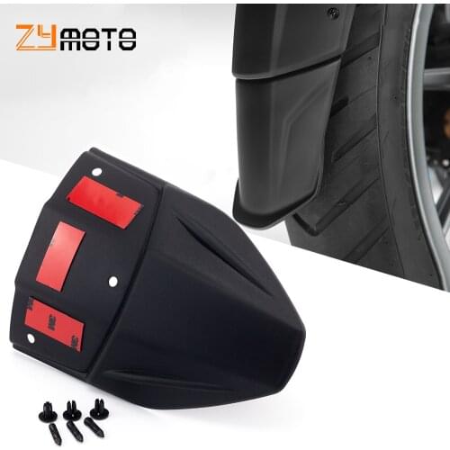 F750GS Motorcycle Black Front Mudguard Extender Fender Splash Extension Pad For BMW F 750 GS F750 GS 2018 2019 2020 2021