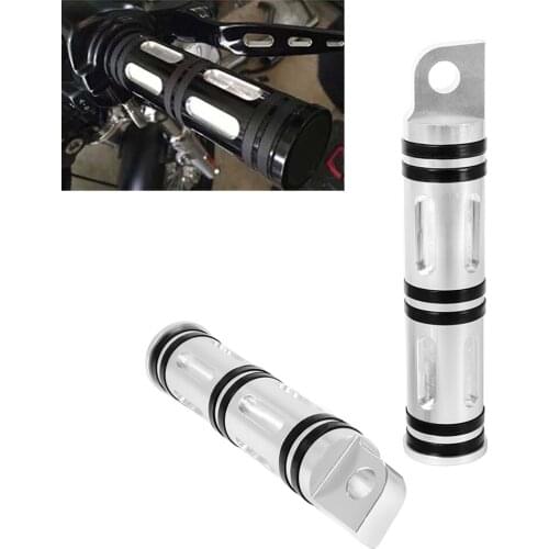 Chrome Motorcycle Edge Cut Foot Rest Highway FootPegs Driver Passenger Footrest Male Mount For Harley Davidson Sportster883 1200