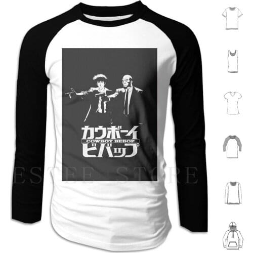 Cowboy Bebop 35 Hoodies Long Sleeve Cowboy Bebop Space Anime Smoke Western Space Cowboy Cowboy Bebop