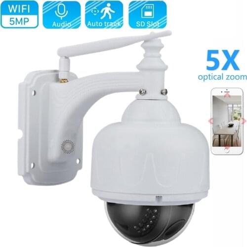 OwlCat SONY CMOS HD 2MP 5MP PTZ IP Camera Wifi Outdoor Waterproof Two Way Audio 5X Zoom SD Card Slot Security CCTV Wifi Camera