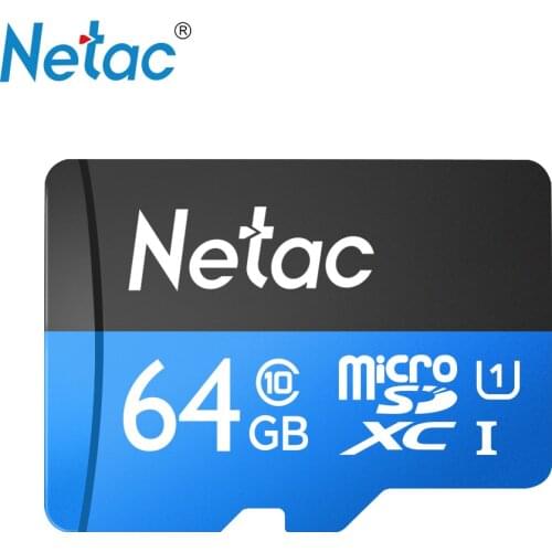Netac P500 Class 10 64G Micro SDXC TF Flash Memory Card Data Storage High Speed Up to 80MB/s