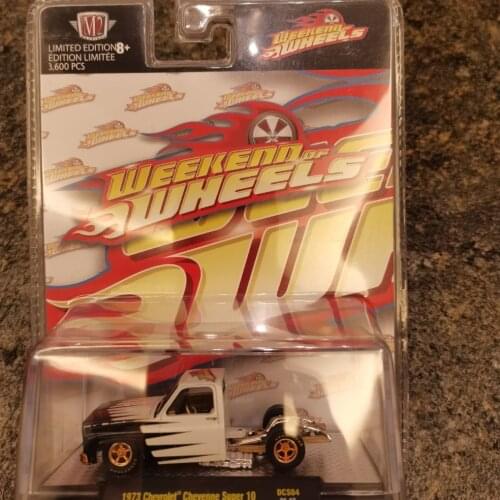 NEW M2 machines 1:64 1973 Chevrolet Cheyenne Super 10 flying tigers Collection Metal Die-cast Simulation Model Cars Toys