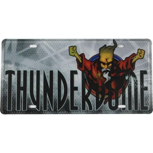 Thunderdome tin sign car plate new bedroom design