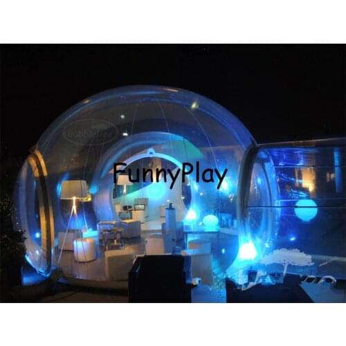 Outdoor living tents,inflatable show house family Backyard Transparent tents,inflatable beach dome tents,clear bubble tent