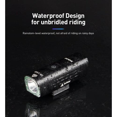 Front Bicycle Lamp Mountain Bike Light USB LED Rechargeable New Waterproof Back Headlight Lamp Flashlight Set Mountain Cycling