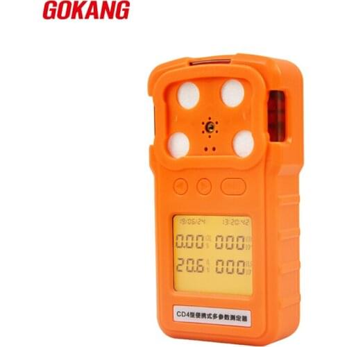 GOKANG 4 in 1 Portable Mining Industry Multi-Gas Detector Dust & Explosion-Proof USB charge Bosan Analyzer CH4 CO O2 H2S Meter