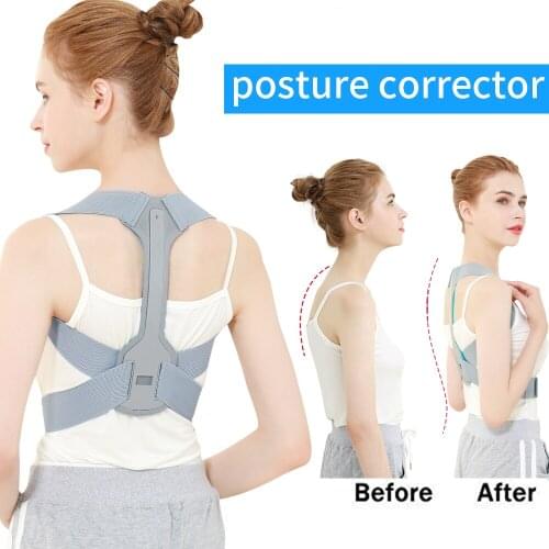 Adjustable Posture Corrector Back Support Shoulder Lumbar Brace Correction Humpback
