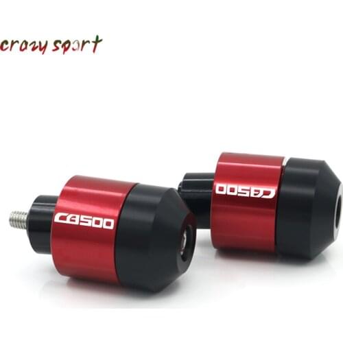 Handlebar Grips Bar Ends Hand Grip plug Slider End Caps For HONDA CB500/S CB500S CB500 1994-2002 Motorcycle Accessories