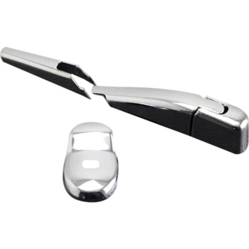 Car Styling Rear Glass Wiper Back Nozzle Cover Frame Trim Tail Window Trim 4Pcs for Benz Smart Fortwo 2015-2018